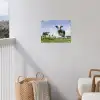 Koeien in de weide onder een heldere lucht tuinposter los doek klein -sfeer8