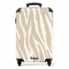 Abstract - Minimalistisch beige NBS - Handbagage koffer - Kinderen Unisex middel -productfoto_recht