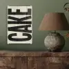 Beige - Japandi - Cake - Decoratie plexiglas 5mm klein -sfeer3