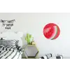 Watermeloen - Rood - Zomers Wandcirkel aluminium klein -kinderkamer