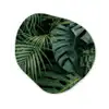 Planten - Jungle - Bladeren - Tropisch Wandcirkel Organisch Forex 3mm klein -3d