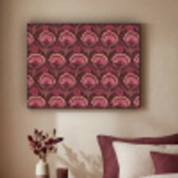 Antiek - Bloemen - Kleurrijk Textielframe zwart klein 947 -sfeer1