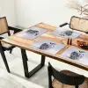Appel - Blauw - Klassiek Placemat vinyl groot -zzsfeer4_Kitchenyeah-website