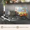 Bloemen - Natuur - Botanisch - Kunst keuken achterwand spatscherm klein -usp_FR