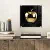 Appel - Goud - Chrome - Zwart plexiglas 5mm klein -sfeer1