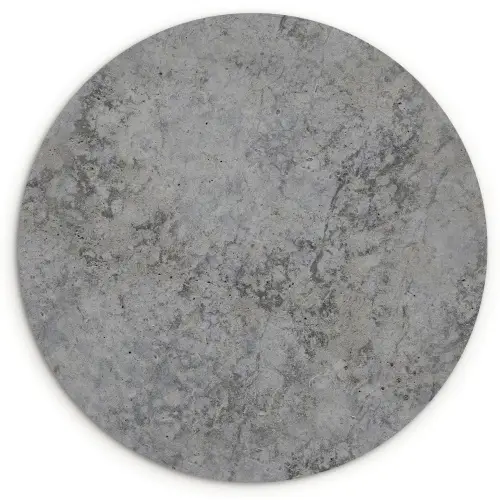 Industrieel - Beton - Patronen Wandcirkel kunststof plaat 5mm dik klein 188 -3d