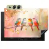 Vogels - Kleurrijk - Tak Inductie beschemer met haakjes klein -3d