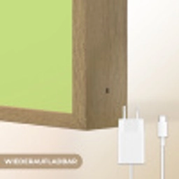 Grl pwr - Groen - Rood - 3D Light Box met batterij (Wandlamp) middel -USP_websiteoplaadbaarDE