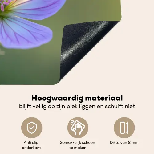 Bloem - Close up - Paars Inductie beschemer met haakjes klein -ky-onderkant-nl