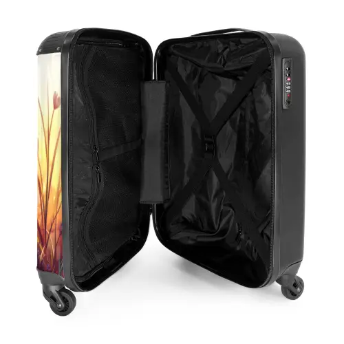 Valerio vlinderachtig NBS - Handbagage koffer - Kinderen Unisex middel -binnenkant