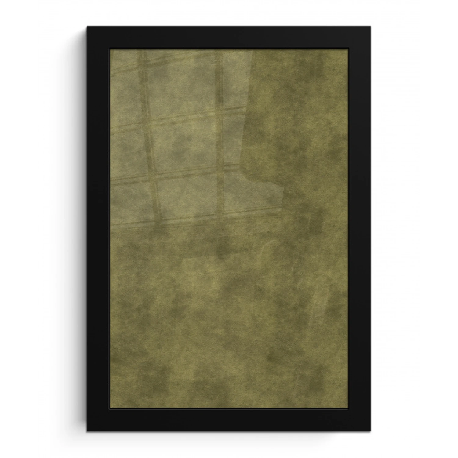 Textuur - Abstract - Groen fotolijst zwart zonder passe partout klein 224 -3d
