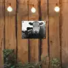 Koeien - Zwart - Wit tuinposter los doek klein -sfeer1