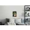 Doorkijk - Pad - Bloemen - Struik - Kleurrijk Muursticker klein -slaapkamer