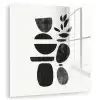 Japandi - Zwart - Abstract plexiglas 5mm klein -zzzproduct_nieuw