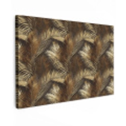 Tropisch - Bladeren - Goud canvas 2cm klein 34 -z3d