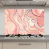 Marmer - Pastel - Roze - Blauw - Marmerlook - Abstract keuken achterwand spatscherm klein -3d_website
