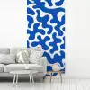 Vormen - Abstract - Blauw - Golven fotobehang vinyl groot -woonkamer