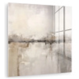 Moderne kunst - Abstract - Beige plexiglas 5mm klein -zzzproduct_nieuw