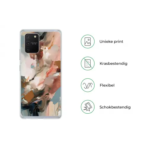 Verf - Kleuren - Abstract - Kunst Telefoonhoesje Samsung Galaxy S10 Lite klein -specsS10Lite