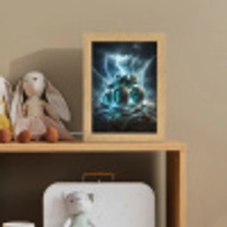 Monstertruck - Bliksem - Blauw - Jongens - Auto Light Box met kabel klein -sfeer2_kind
