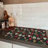 Patroon - Kerst - Symbolen Inductie beschermer vinyl 3mm klein 276 -sfeer3