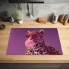 Panter - Zonnebril - Kauwgombel - Roze Inductie beschermer vinyl 3mm klein -sfeer5