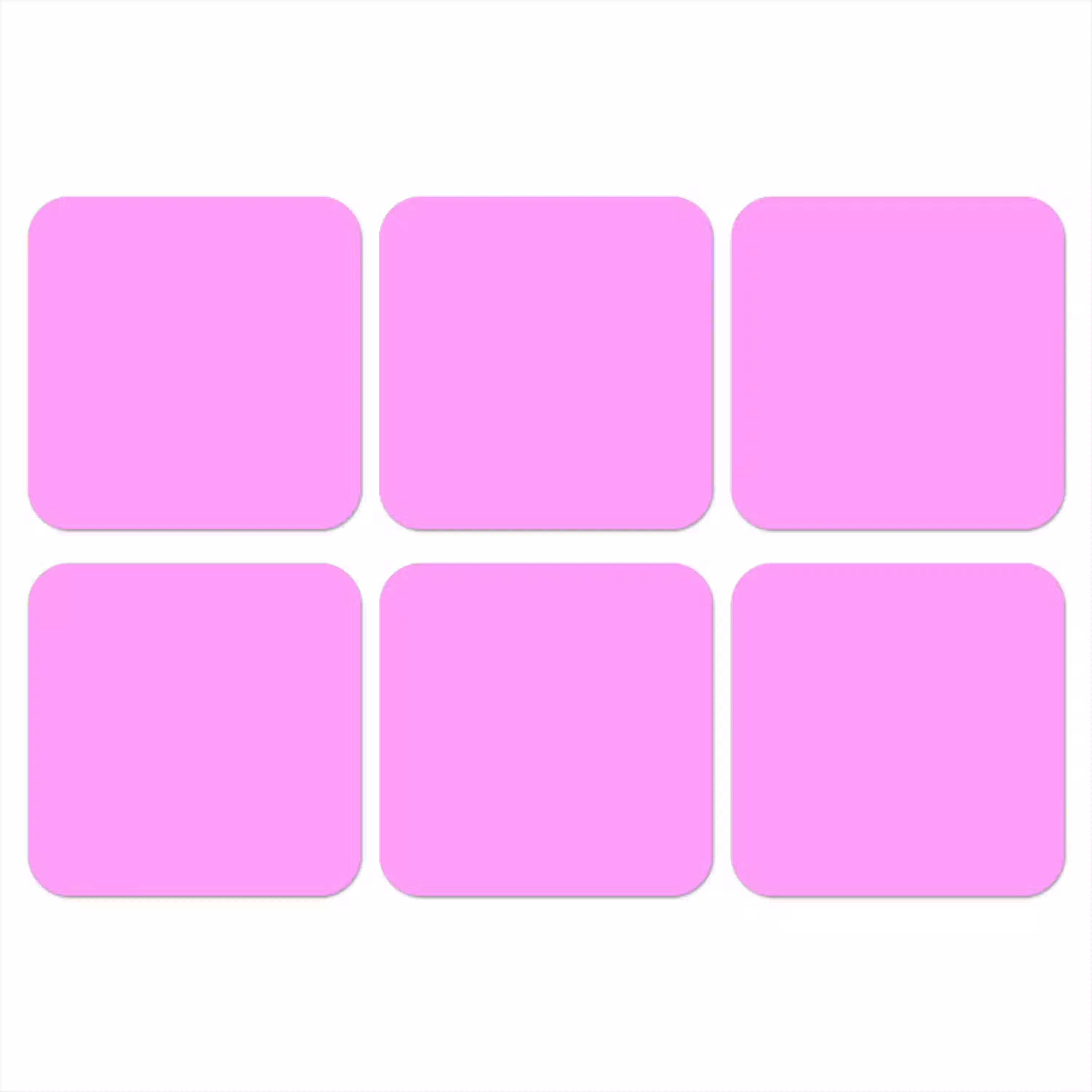 Soft - Lavender - Roze onderzetter kurk middel 366 -3d