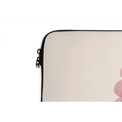 Tulp - Lijst - Ovaal - Illustratie laptophoes neopreen klein -detail