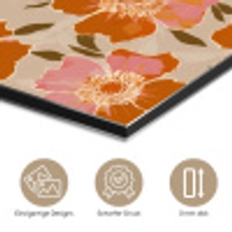 Bloemen - Motief - Retro aluminium wit klein 46 -closeup_DE