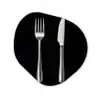 Bestek - Klassiek - Elegant Wandcirkel Organisch Forex 3mm klein -3d