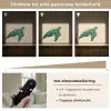 Schildpad - Sierlijk - Groen - Schild Light Box met batterij (Wandlamp) middel -USP_dimbaarNL