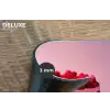 Taart - Hart - Roze Placemat vinyl groot -closeup