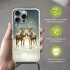 Kerstmagie - Winterwoud - Rendier Hoesje iPhone 16 Pro Max met koord klein -sfeer2_NL