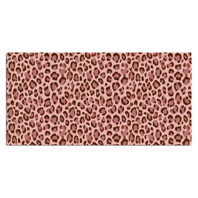 Bureau onderlegger - Luipaard - Patroon - Roze