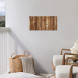 Hout - Planken - Bruin tuinposter los doek klein -sfeer8