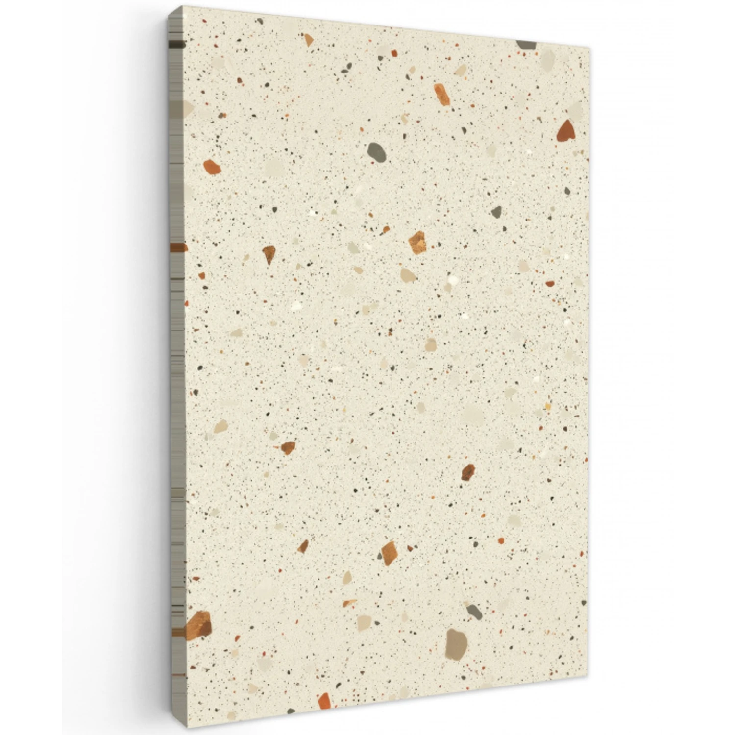 Terrazzo - Decoratie - Tegels - Patronen Tuinposter op houten frame 2 cm dik middel -3d