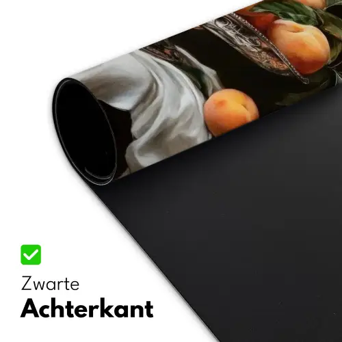 Stilleven - Perziken - Vintage Muismat XXL klein -sfeer2