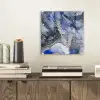 Marmer - Goud - Abstract - Blauw plexiglas 5mm klein -sfeer1