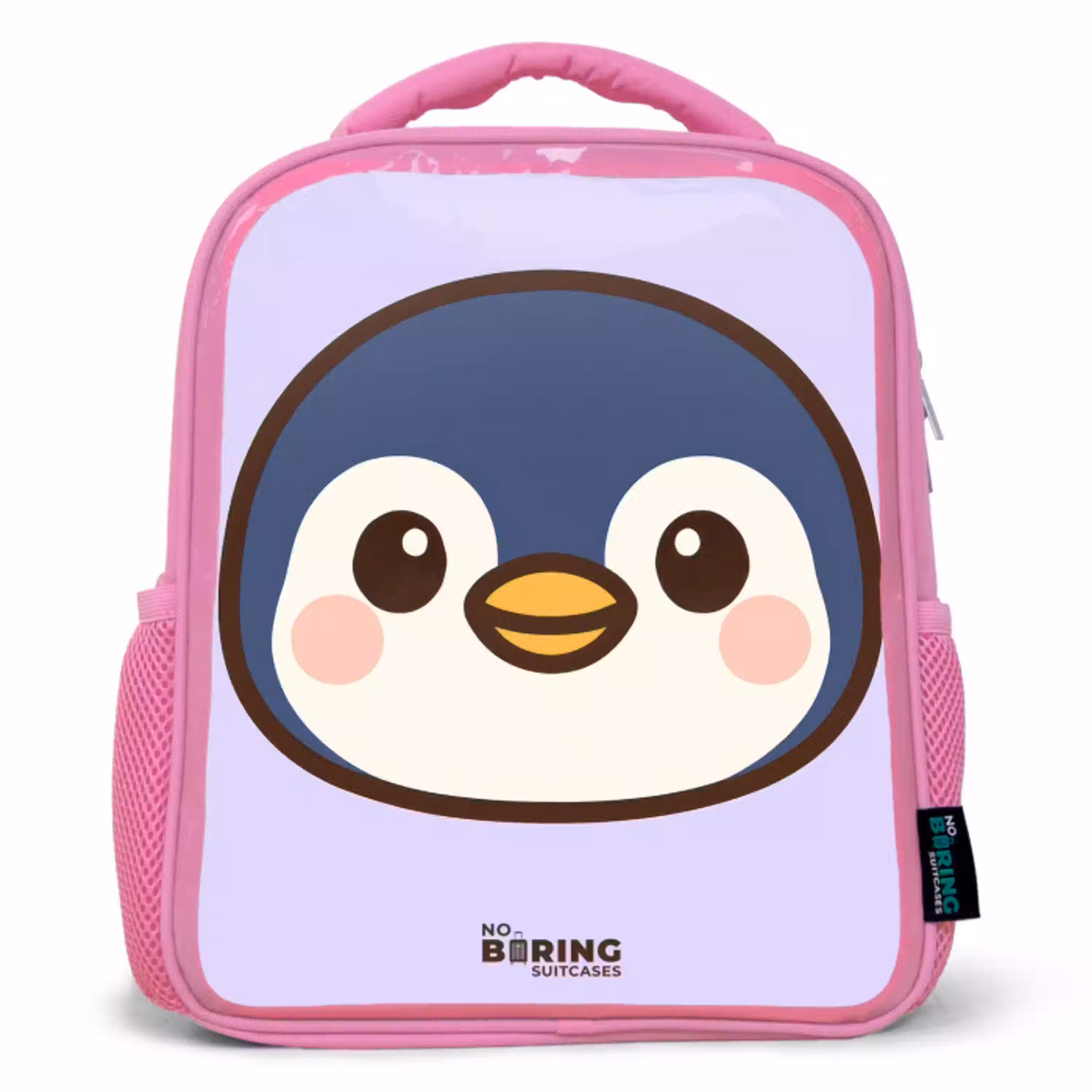 Pinguïn Kinderrugzak - Roze middel -3d