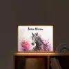 Paard - Dieren - Meisje - Roze Light Box met batterij (Wandlamp kind) middel -sfeer1_kind