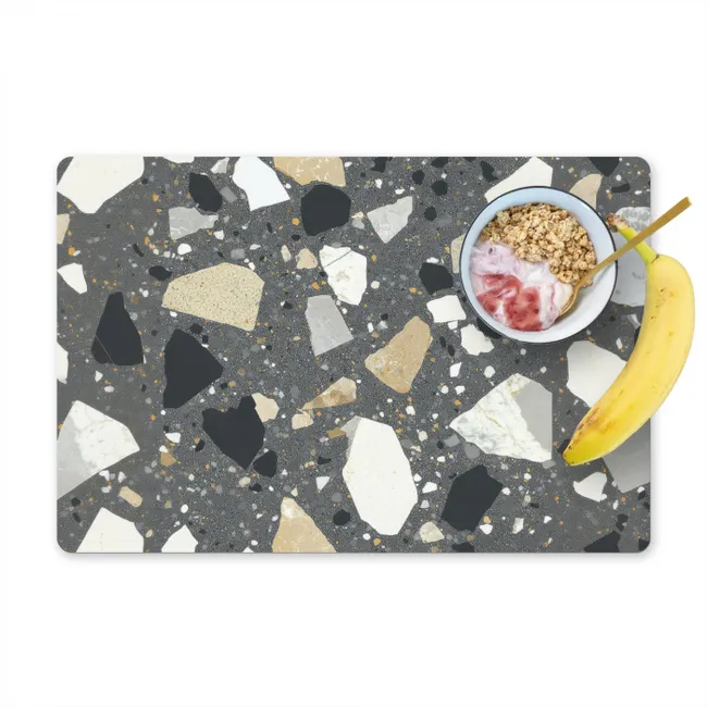Terrazzo - Decoratie - Interieur - Stenen Placemat vinyl groot -zzzproduct_Kitchenyeah-website