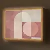 Figuren - Abstract - Roze Light Box met batterij (Wandlamp) middel -z3d_website