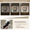 Handen - Hart - Street art - Graffiti Light Box met batterij (Wandlamp) middel -USP_dimbaarNL