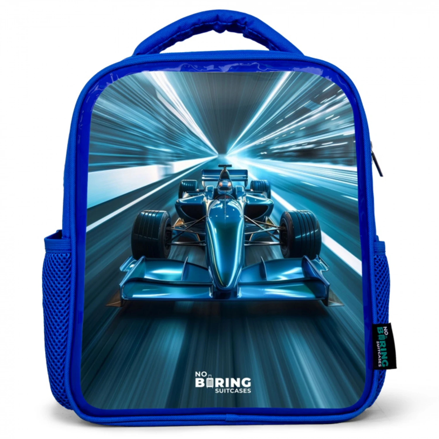 Blazing blue Kinderrugzak - Blauw middel -3d