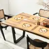 Koe - Oranje - Cartoon Placemat vinyl groot -zzsfeer4_Kitchenyeah-website