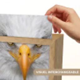 Amerikaans - Zeearend - Portret - Geel Light Box met kabel (Kinderlampje) klein -USP_websiteprintFR