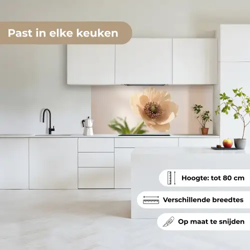 Bloem - Minimalistisch - Groen keuken achterwand 2 middel -sfeer4_NL