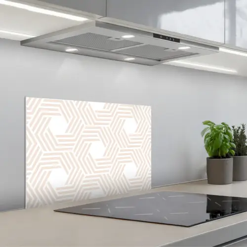 Abstract - Patronen - Design keuken achterwand spatscherm klein 900 -3d_schuin