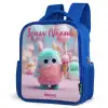 Zoet Monstersnoep Avontuur Kinderrugzak - Blauw middel -schuin