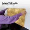 Industrieel - Textuur - Goud Inductie beschemer met haakjes klein 777 -ky-ophangen-nl
